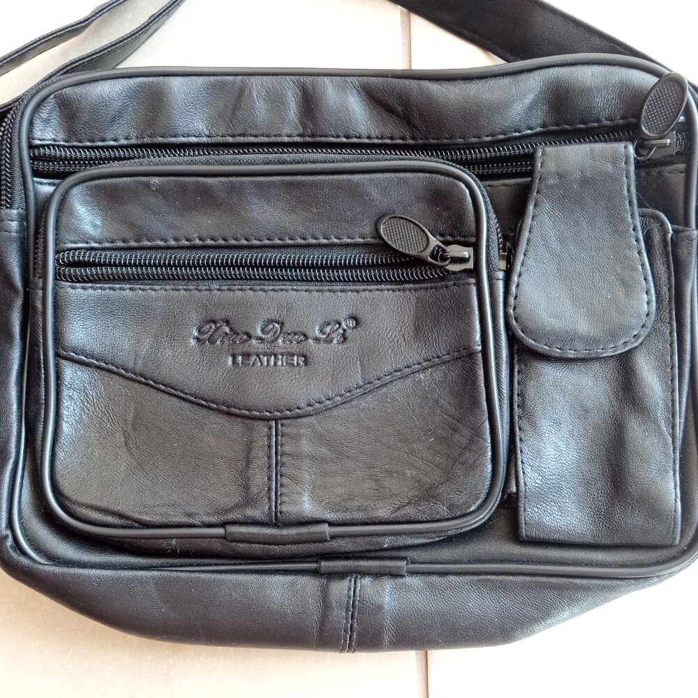 LEATHER CROSSBODY - Picture 2 of 13